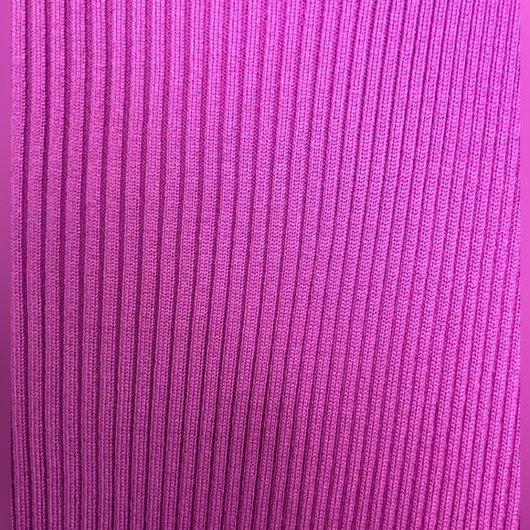 Lane Bryant Orchid Pink Ribbed Knit Belted Fit & Flare Sweater Midi Dress 18/20 - Picture 6 of 9